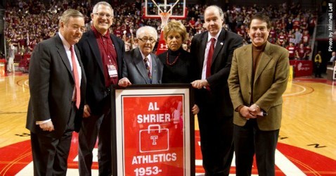 Temple University honors award-winning SID and CoSIDA Hall of Famer Al Shrier